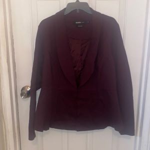 EUC Torrid Studio Peplum Blazer